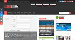 Desktop Screenshot of keralafeed.com
