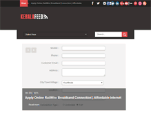 Tablet Screenshot of keralafeed.com